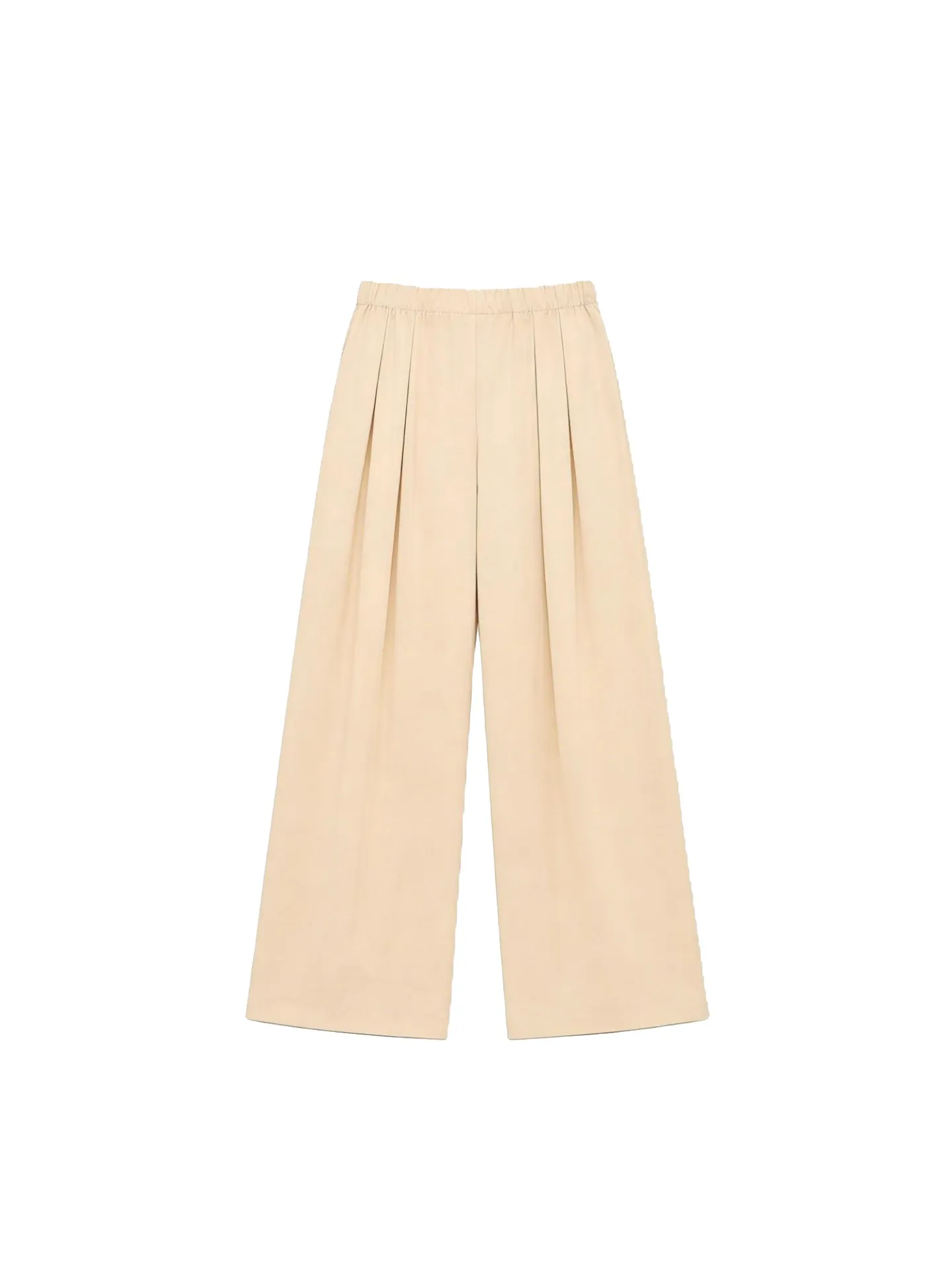 Pantaloni donna Linaria Plus - Viscosa e Lino Marc Ellis - colore Beige