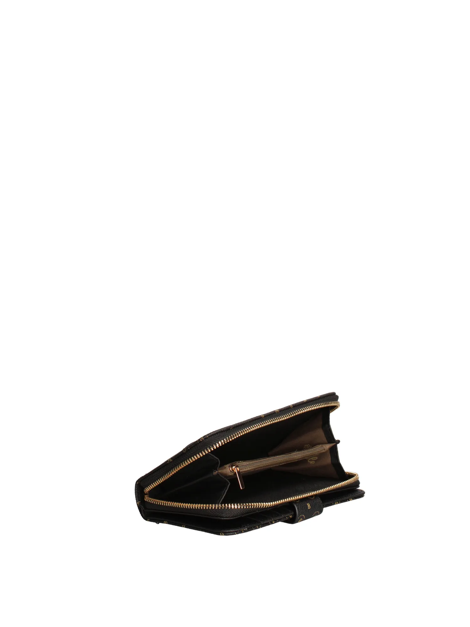 Portafoglio donna Seraphina Ultra - 100% poliuretano Briciole - color Nero - image 6