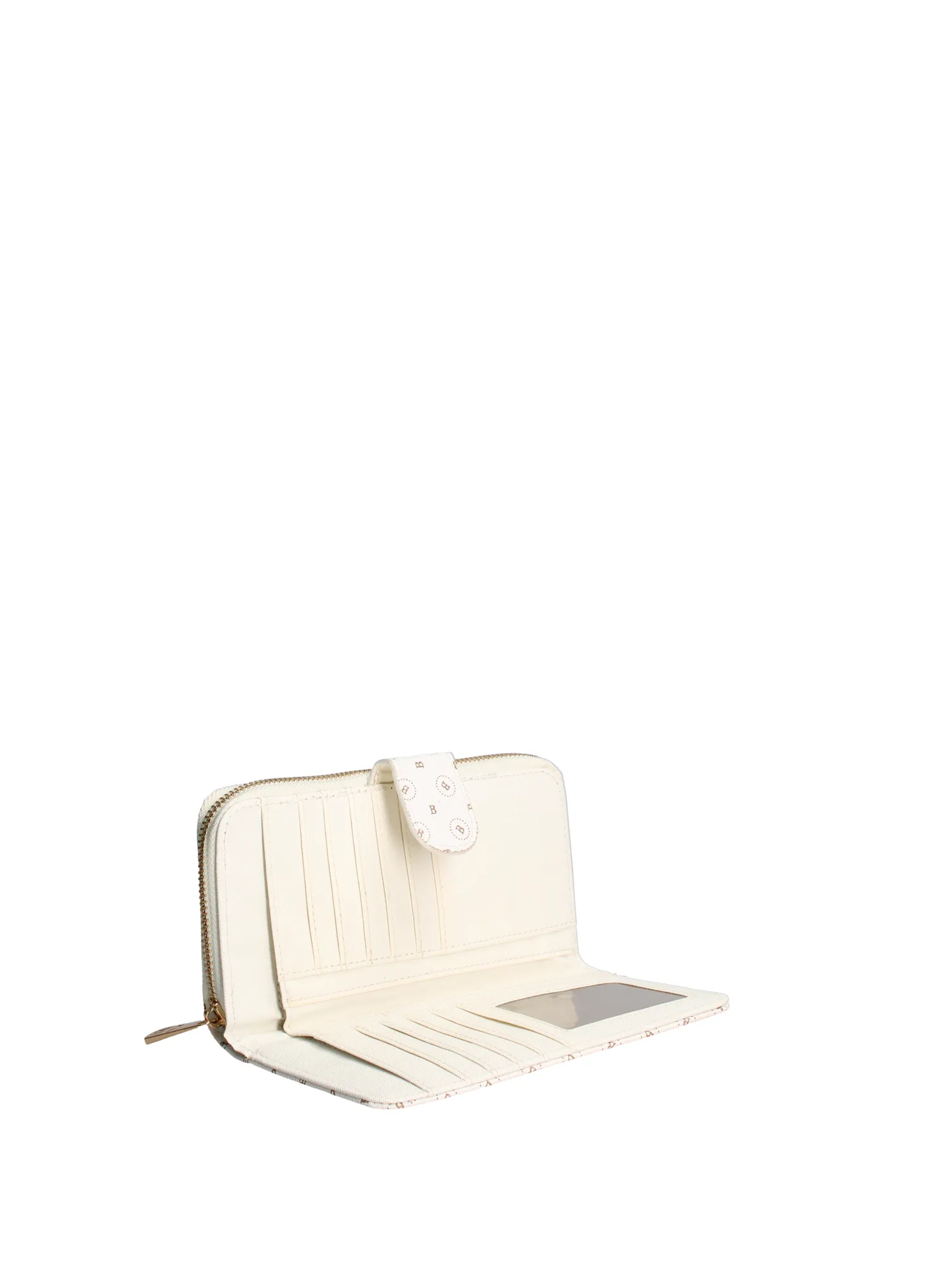 Portafoglio donna Seraphina Ultra - 100% poliuretano Briciole - colore Bianco - immagine 5