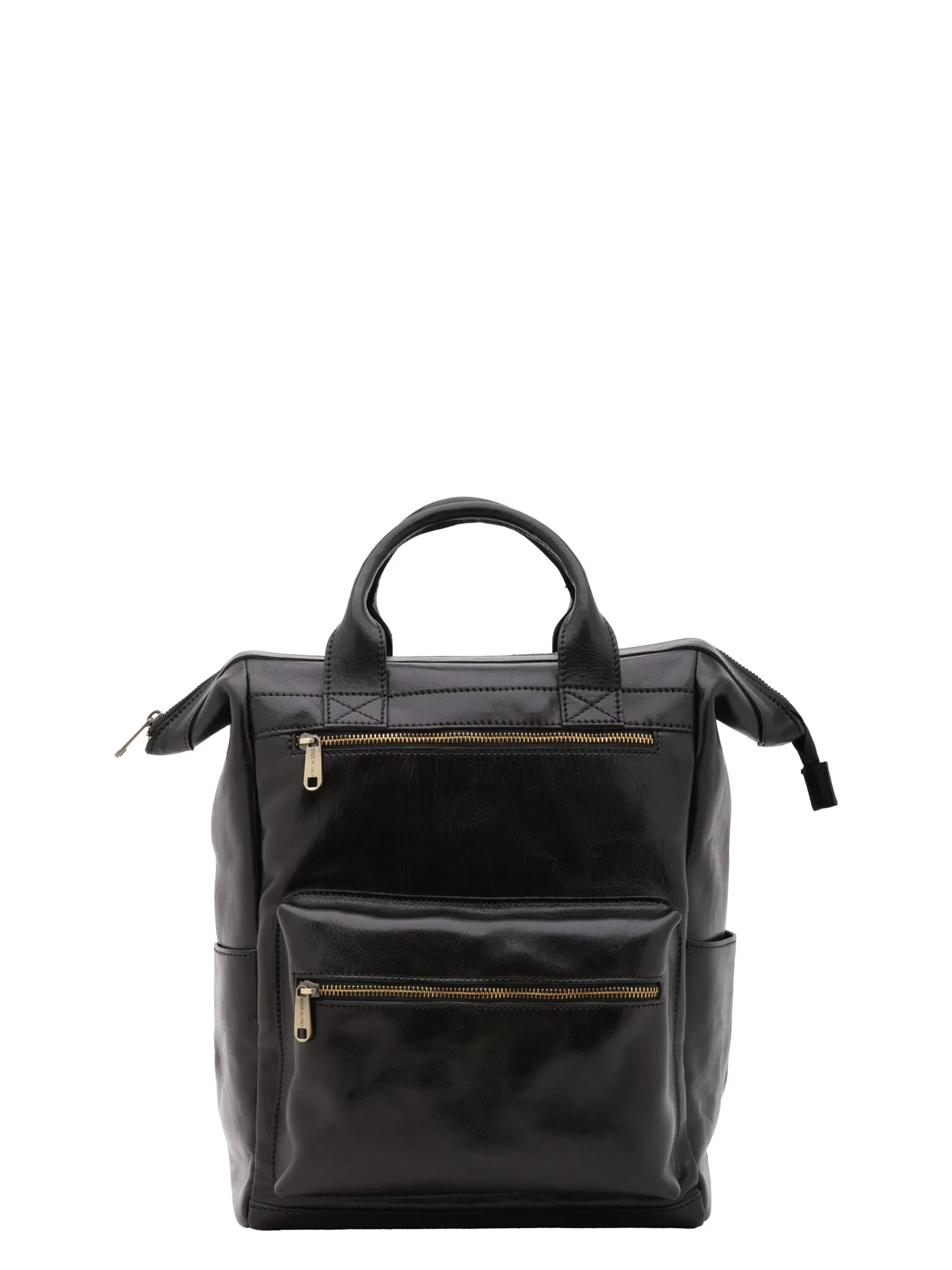 Borsa a tracolla uomo in vera pelle I Fratelli - colore Nero