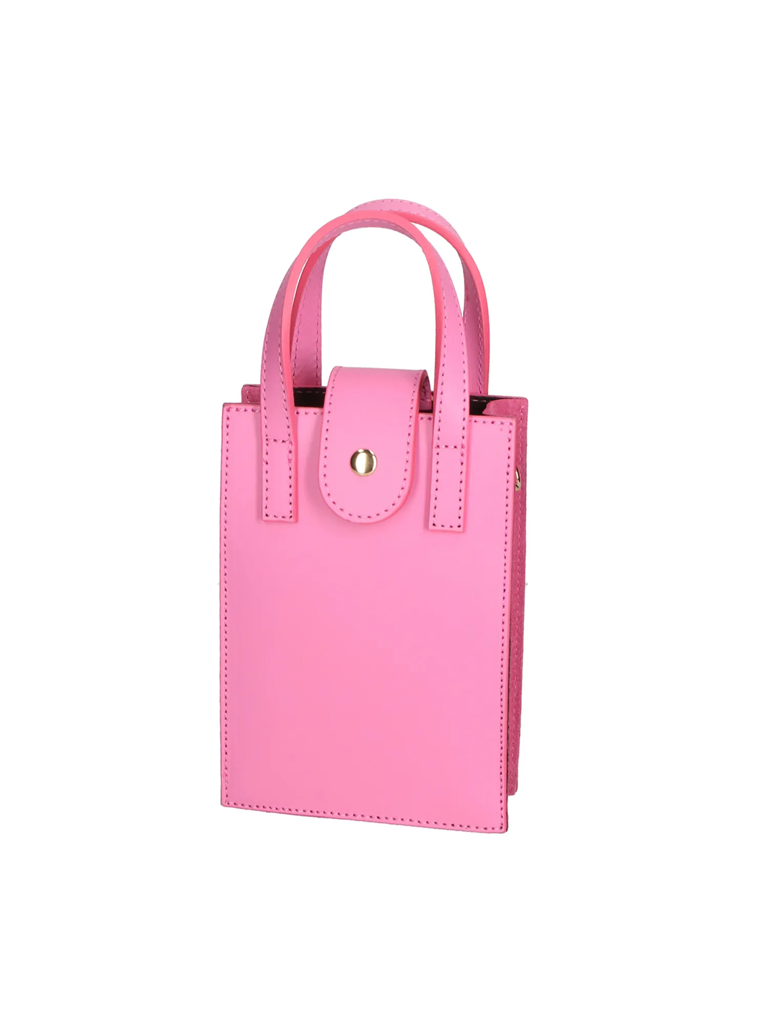 Women's Handbag - Giusi Model - Genuine Leather Gave Lux - colore Rosa - immagine 2