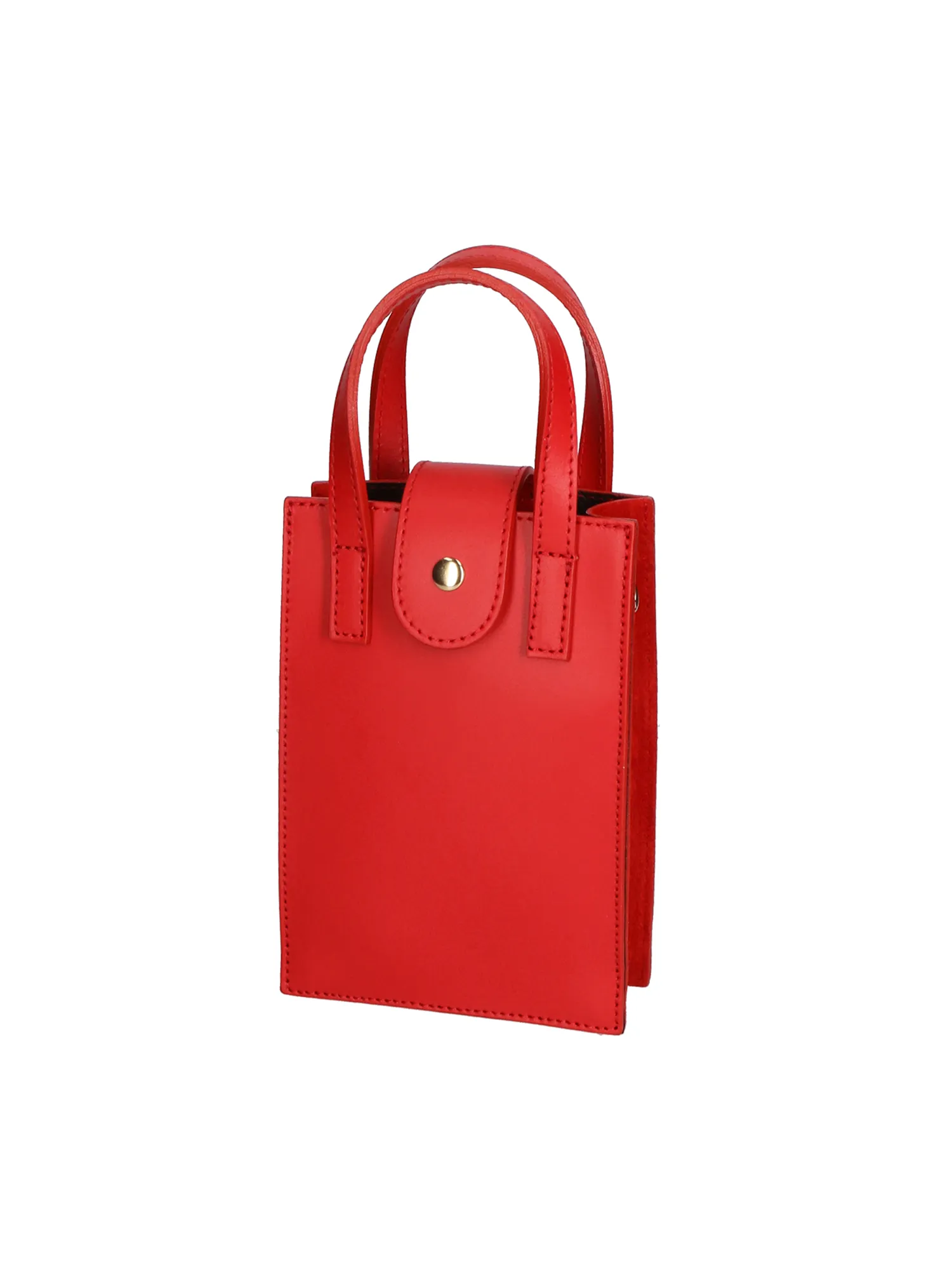 Women's Handbag - Giusi Model - Genuine Leather Gave Lux - colore Rosso - immagine 2