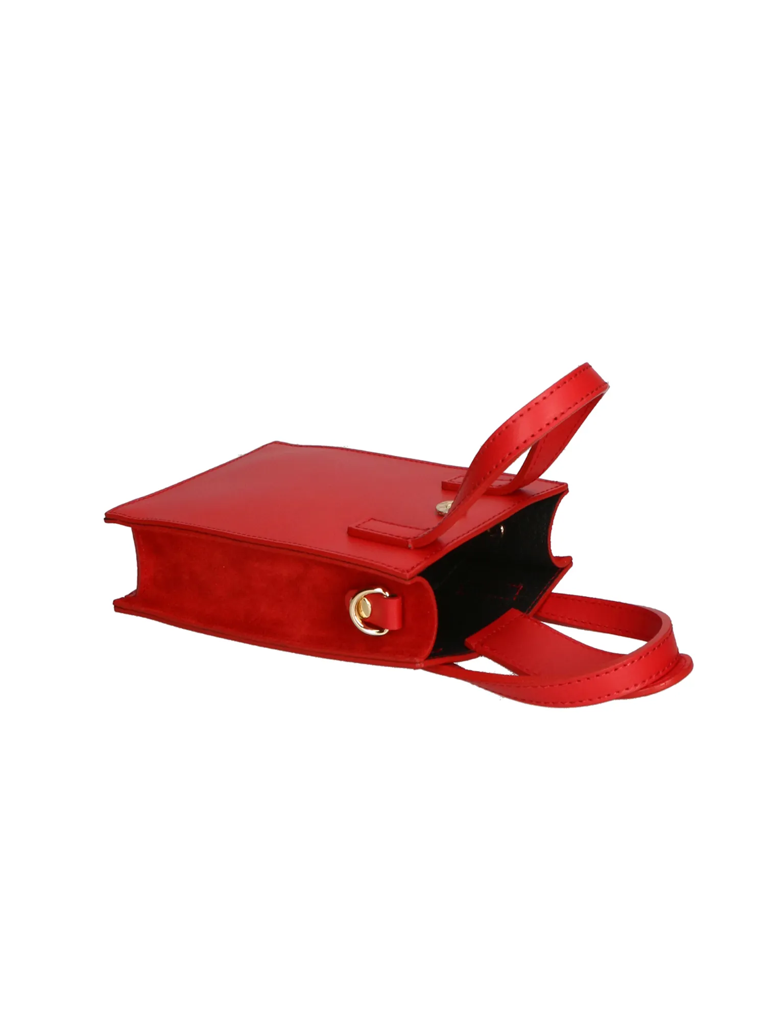 Women's Handbag - Giusi Model - Genuine Leather Gave Lux - colore Rosso - immagine 6