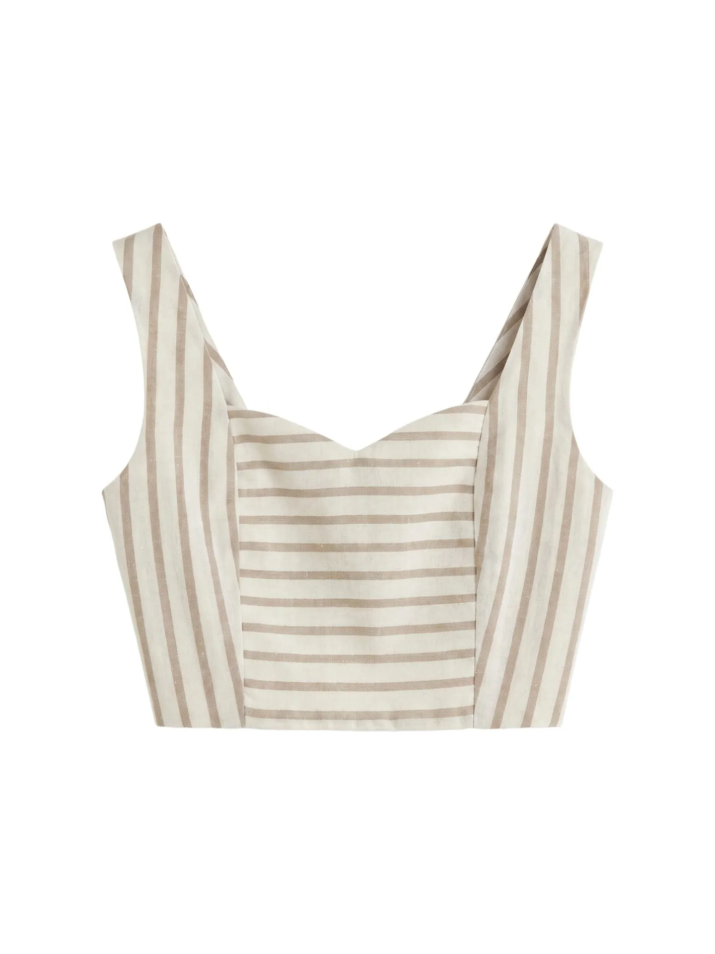 Completo donna Canotta e Shorts - Cotone Poliestere Roberta Rossi - colore Beige - immagine 12
