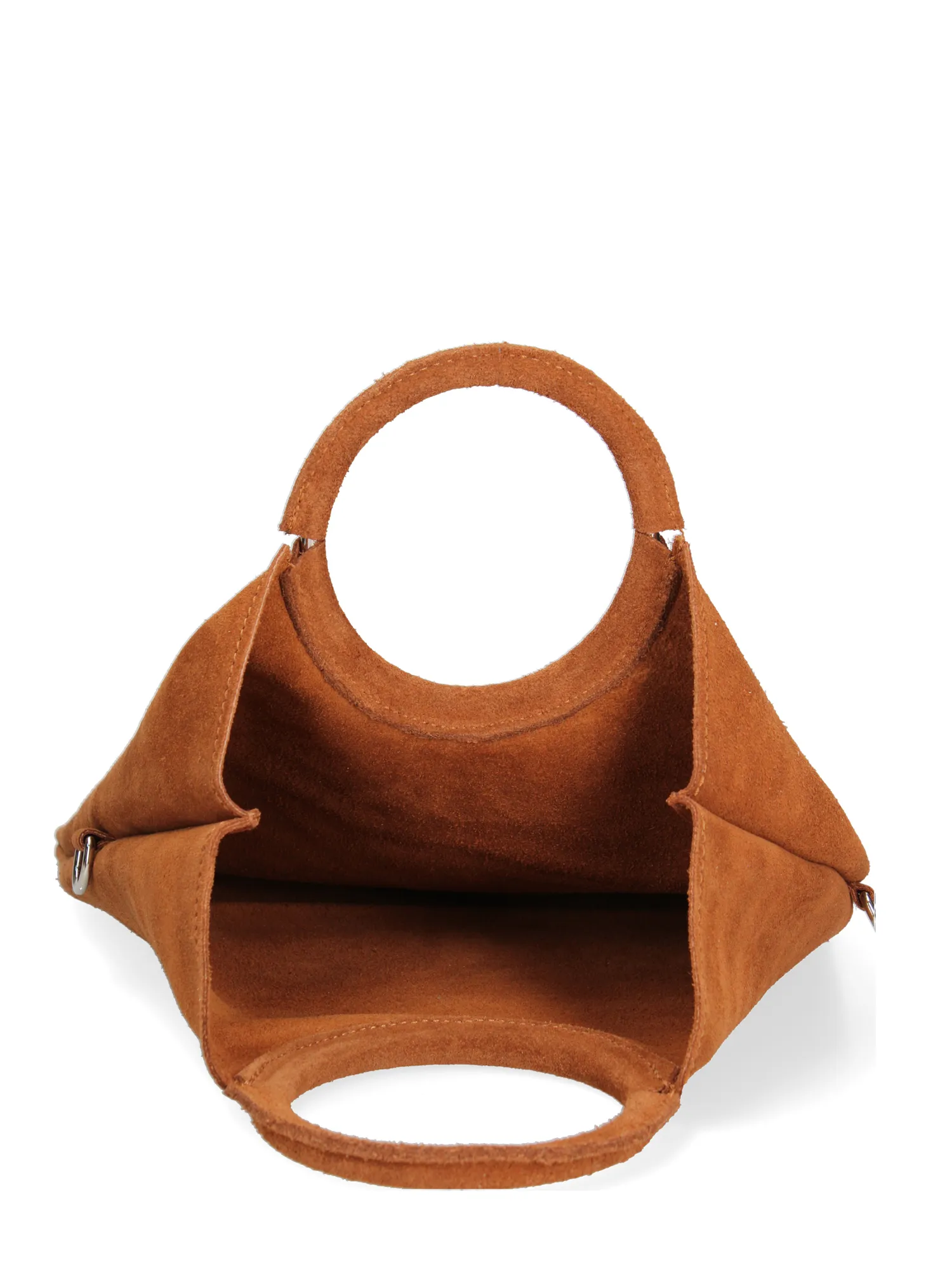 Borsa a mano da donna - Modello Zelia - Pelle scamosciata