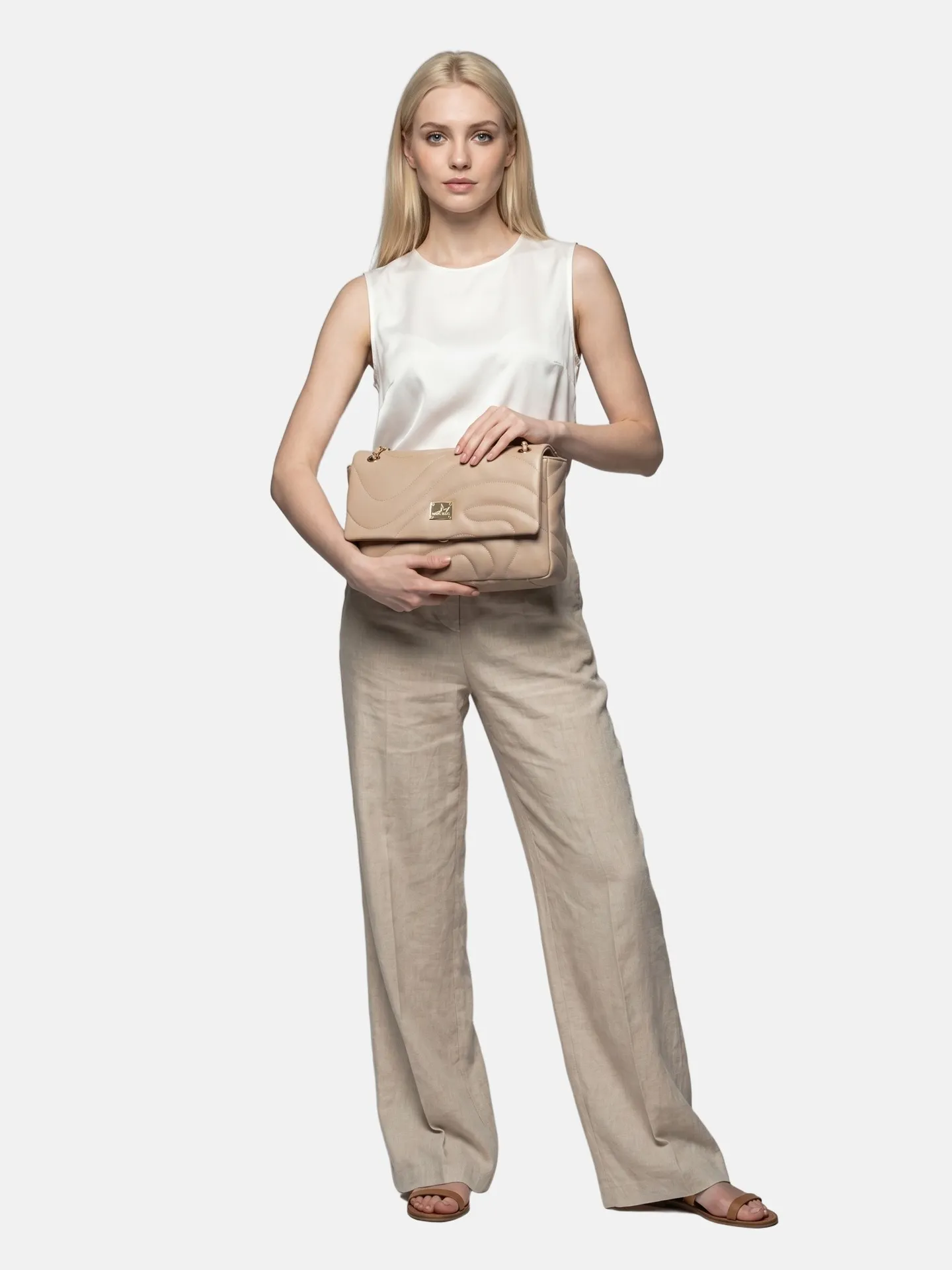 Borsa a Spalla da Donna - Modello Deep Bag - 100% Poliuretano